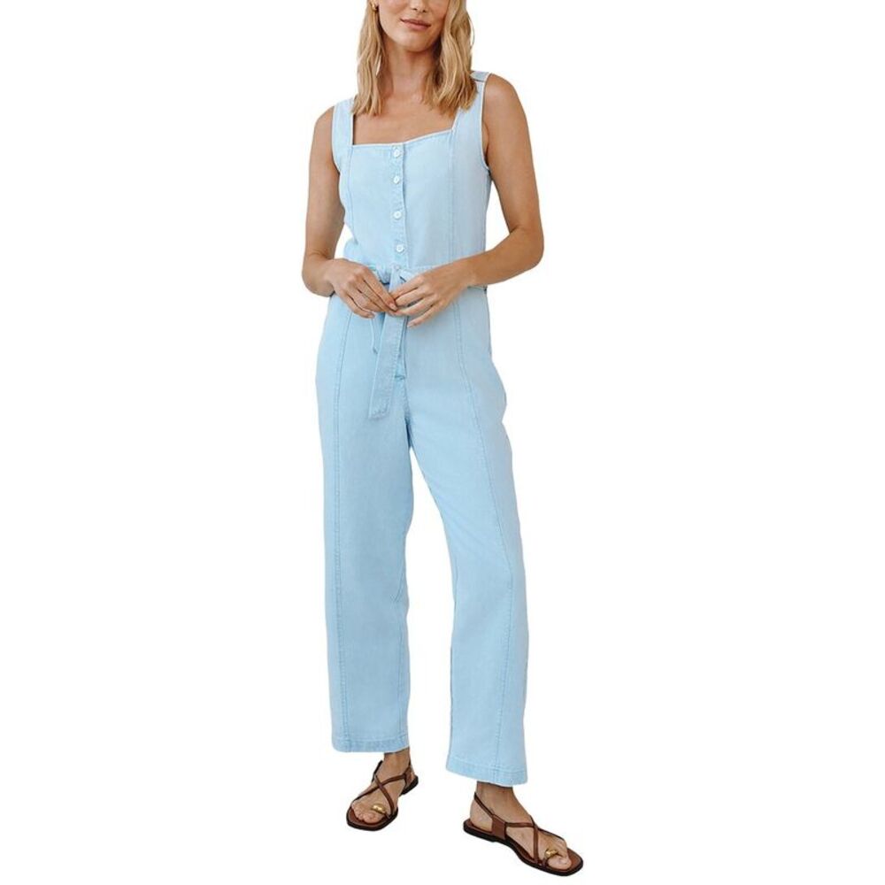 Bella Dahl Womens  Square Neck Jumpsuit
